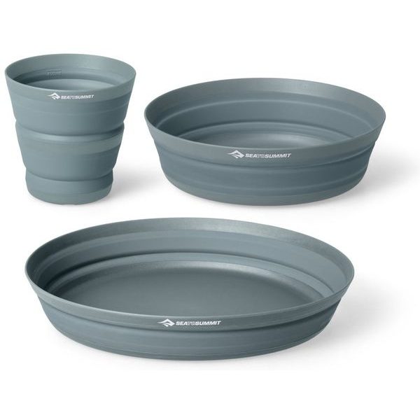 XLite Collapsible Plate, Bowl & Mug Set Laurel Wreath