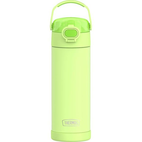 Dětská termoska s hydratačním uzávěrem 470ml - neonově limetková