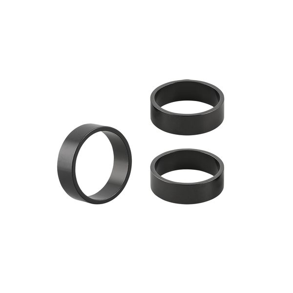 Headset 1-1/8" 10mm Black Alloy 3-Pack
