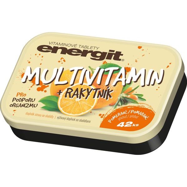 Energit Multivitamin, 42 tablet pomeranč