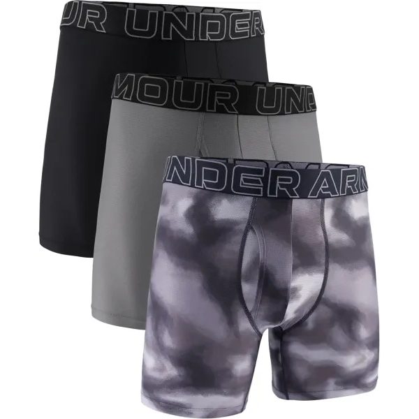M UA Perf Tech Mesh 6in - 3pk CAMO