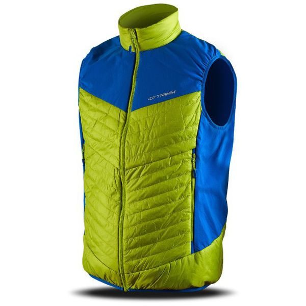 ZEN VEST lime green/ jeans blue