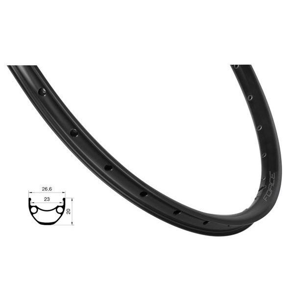 XC DISC 584x23, 36děr, černý