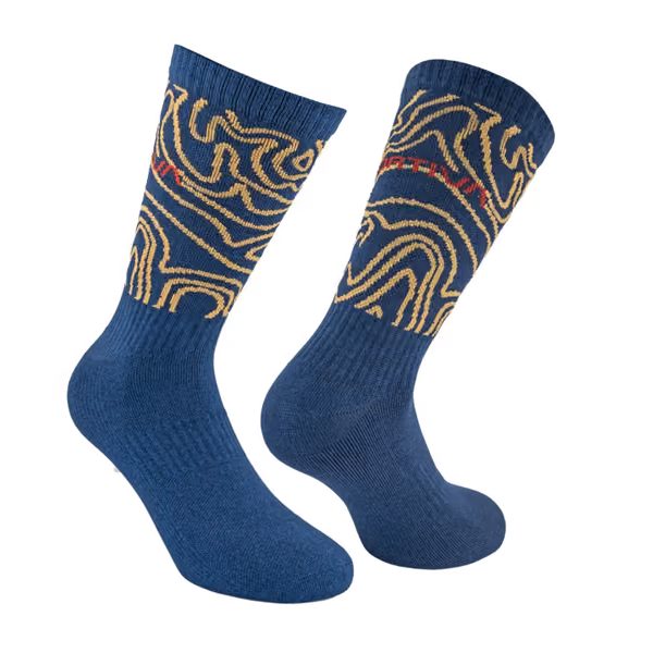 Outdoor Fun Socks, Night Sky / Savana