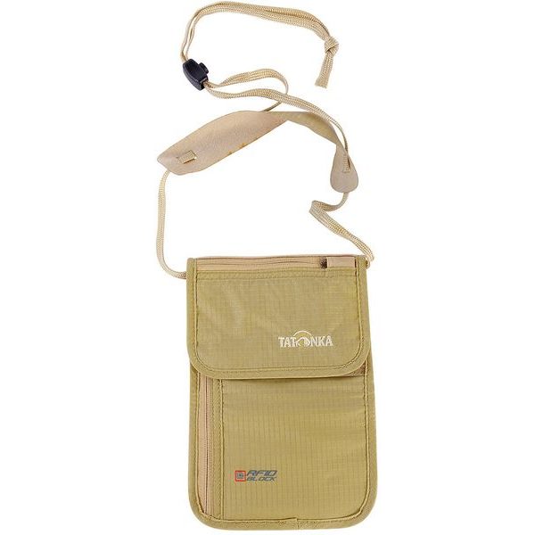 Skin Neck Pouch RFID B - bezpečnostní kapsa béžová