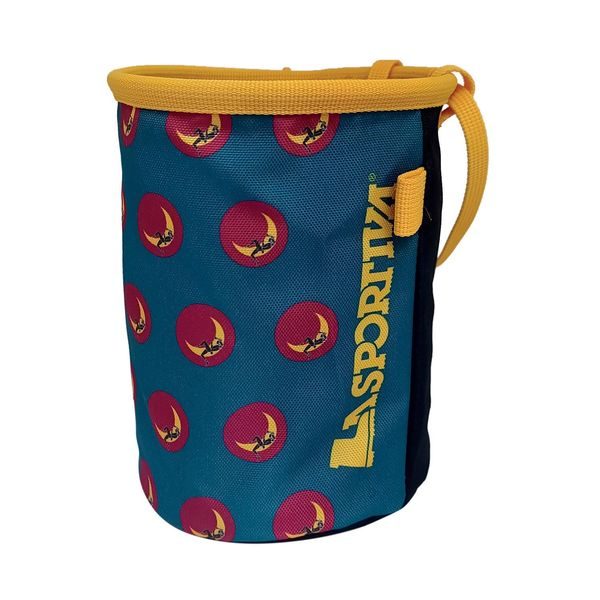 Climbing On The Moon Chalk Bag , Turchese/Giallo