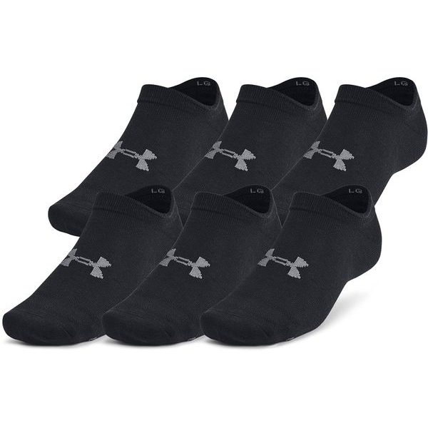 Essential No Show 6pk, Black / Black / Castlerock