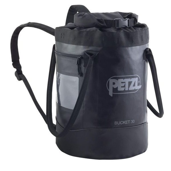 BUCKET vak na lano 30 L černý
