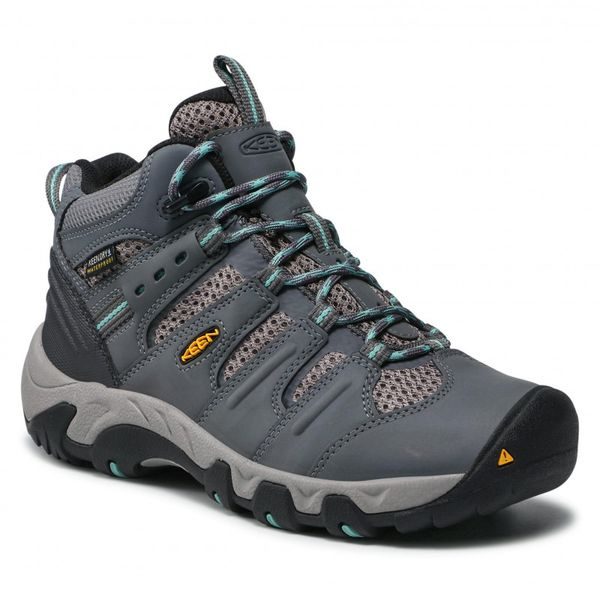 KOVEN MID WP W steel grey/wasabi