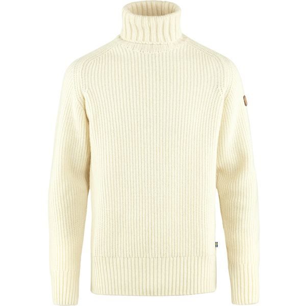 Övik Roller Neck Sweater M Chalk White