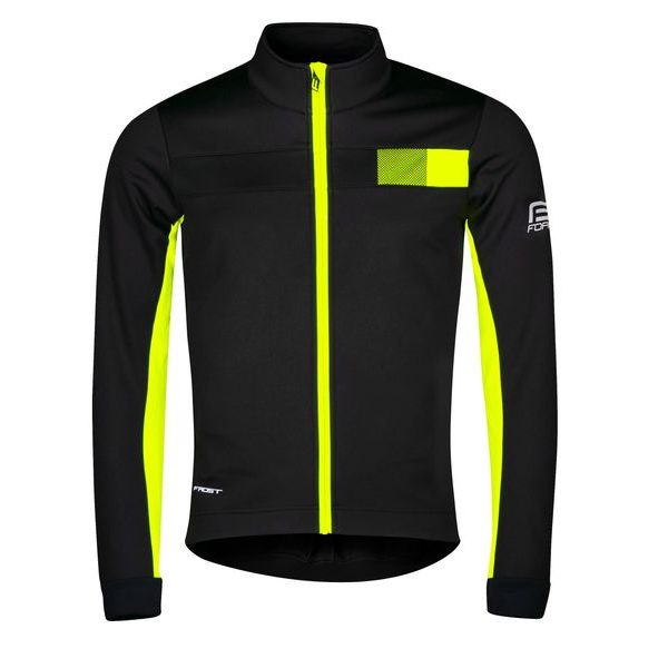 FROST softshell pánská černo-fluo