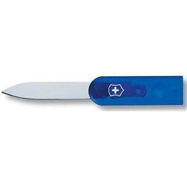 Letter opener, blue transparent