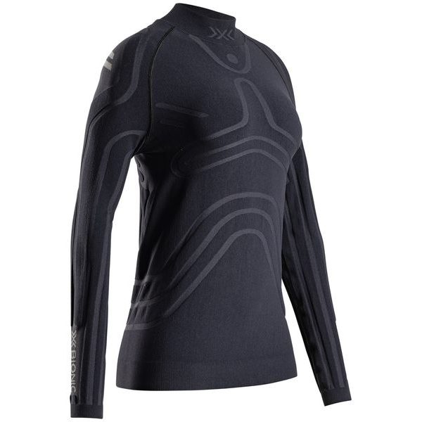 HEATLOOP SHIRT LS WMN X Black