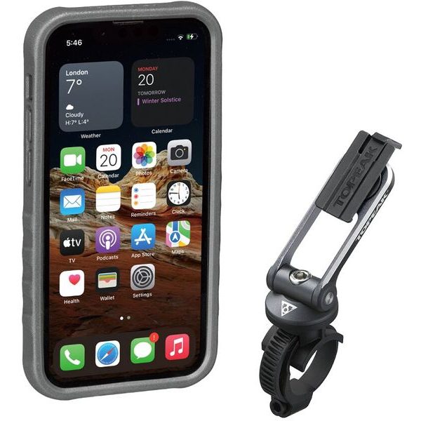 TOPEAK OBAL RIDECASE PRO IPHONE 13 MINI ČERNÁ/ŠEDÁ