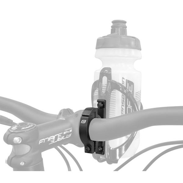 handlebar basket holder Ø 25.4 mm, Al, černý