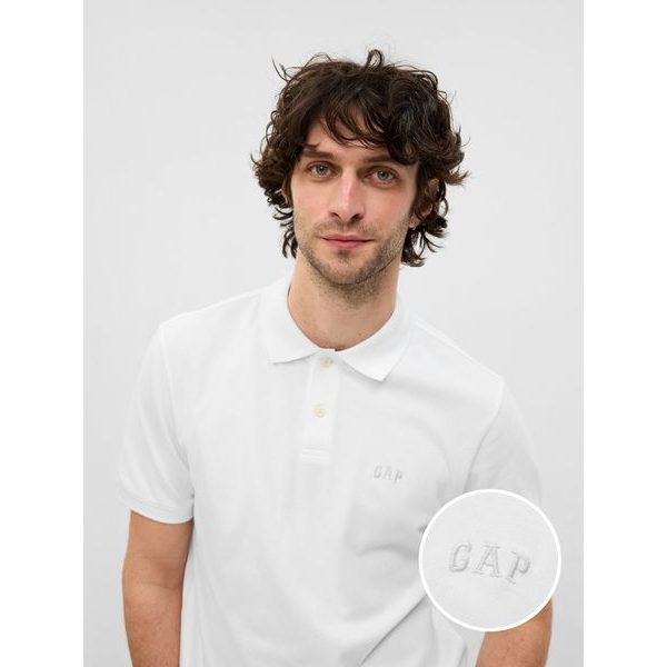 586306-05 Polo tričko pique Bílá