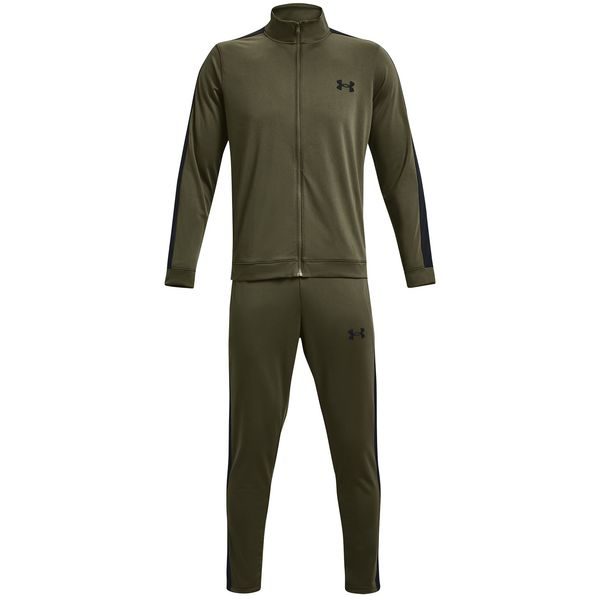 Knit Track Suit, Marine OD Green / Black
