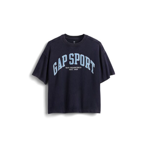 Dětské oversize tričko Gap Sport Tmavě modrá