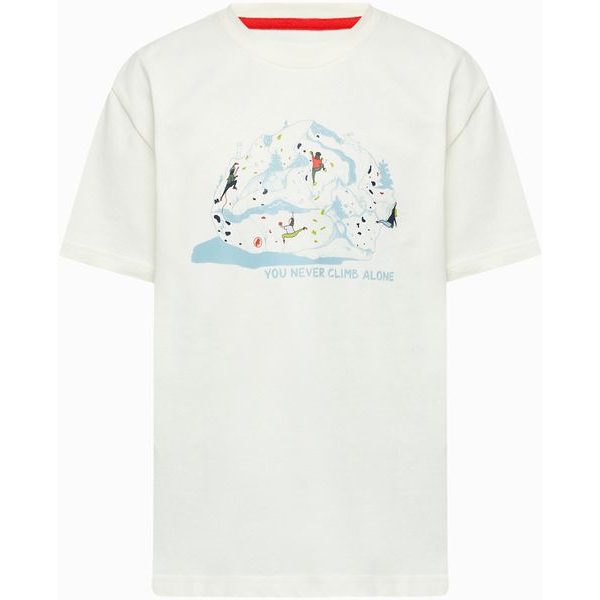 Base T-Shirt Climbing Kids white