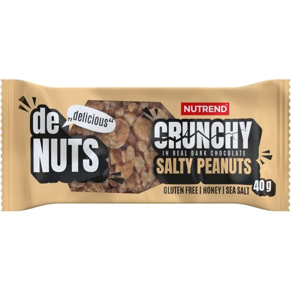 Denuts Crunchy, tyčinka, 40 g slané arašídy