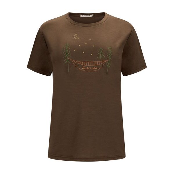 LightWool 140 Tee Forest W's Dark Earth