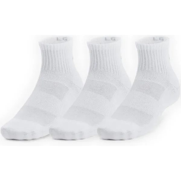 Unisex UA TC Qtr (3 páry)-WHT