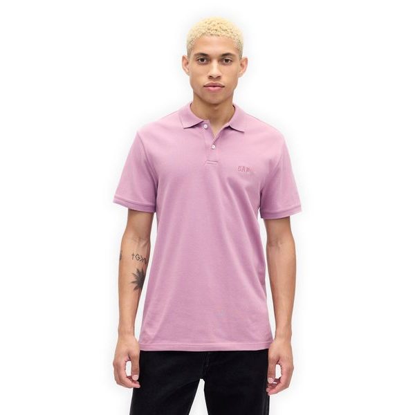 586306-37 Piqué polo tričko Růžová