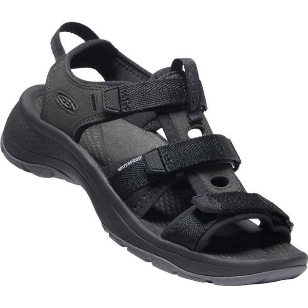 ASTORIA WEST OPEN TOE WOMEN, black/black