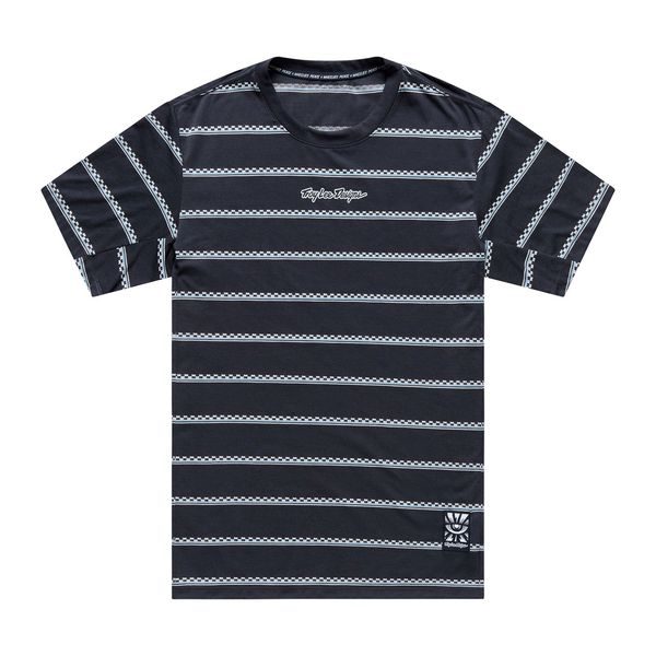 SKYLINE RIDE TEE CHECKED OUT CARBON