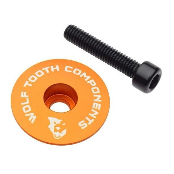 ULTRALIGHT STEM CAP Flat oranžová