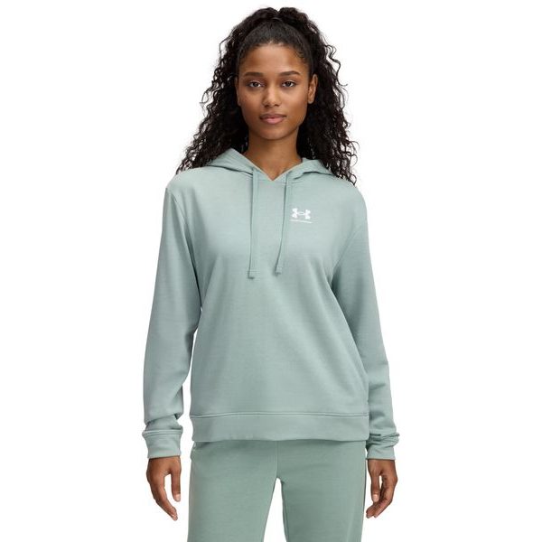 UA Rival Terry Hoodie zelená