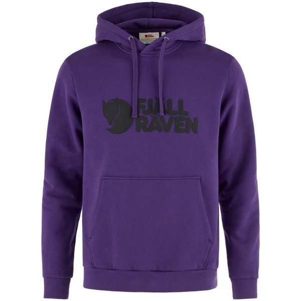 Fjällräven Logo Hoodie M Dark Violet