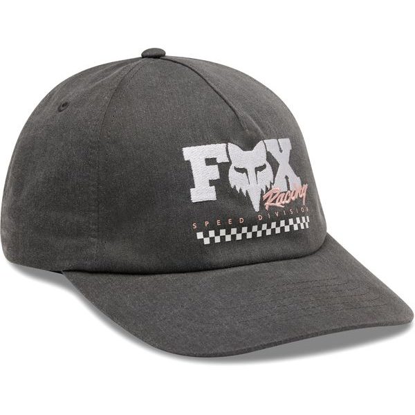 W Checker Adjustable Hat Pewter