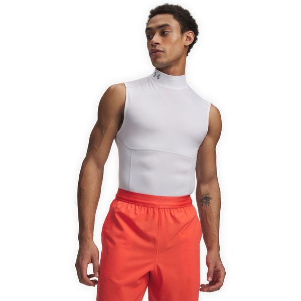 HG Elite Sleeveless Mock-WHT
