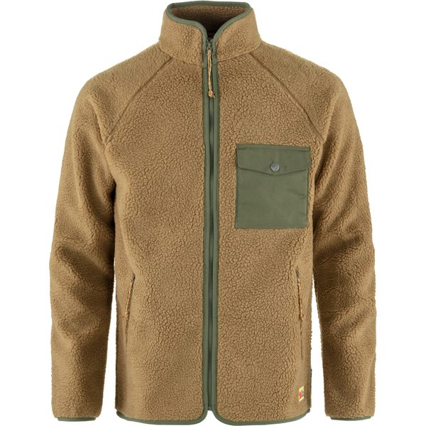 Vardag Pile Fleece M, Buckwheat Brown-Laurel Green