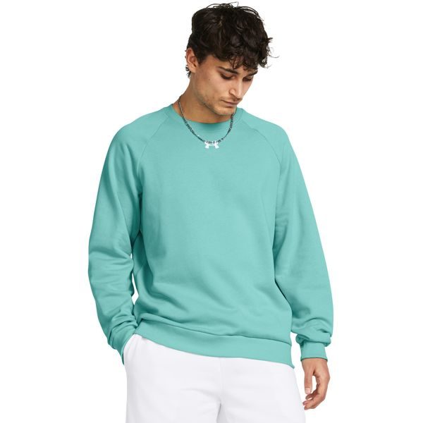 Rival Fleece Crew, Radial Turquoise / White