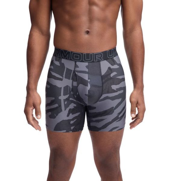 M UA Perf Tech 6in - 1pk BLK/GRE