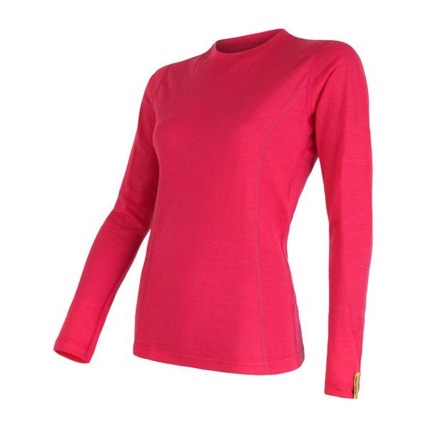 MERINO ACTIVE women's long sleeve shirt magenta