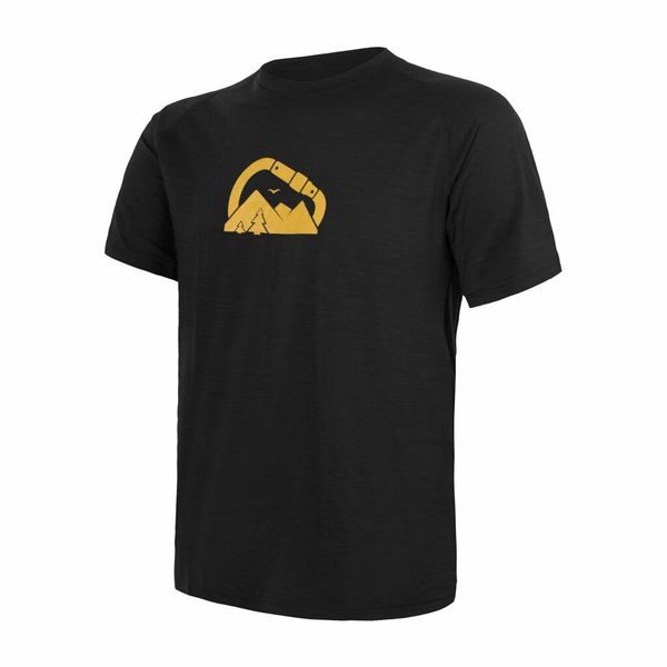 MERINO AIR PT SUMMIT pánské triko kr.rukáv černá