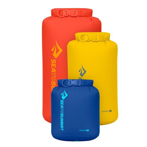 Lightweight Dry Bag Set 3, 5, 8L  Surf the Web, Sulphur, Spicy Orange