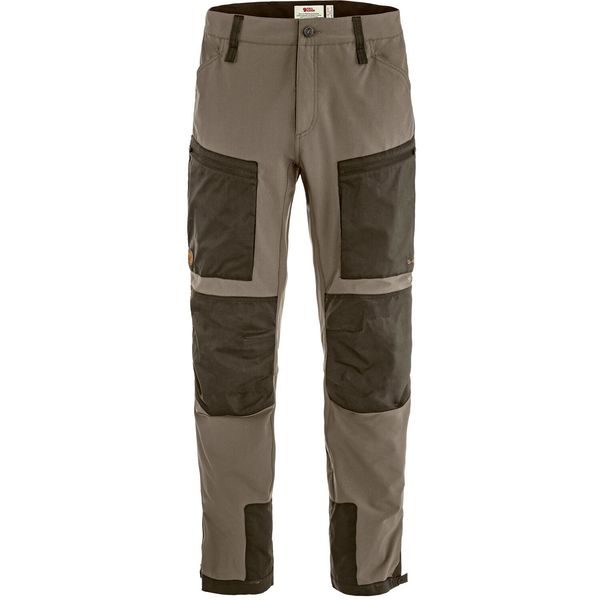 Keb Agile Trousers M Suede Brown-Dark Olive