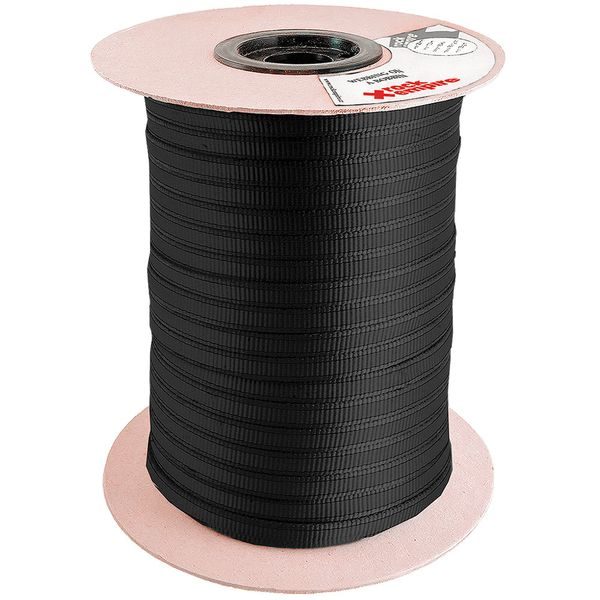 Webbing on a Bobbin 20mm, černá