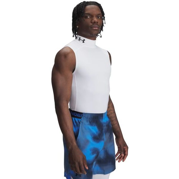 UA HG Armour Comp Mock SL-WHT