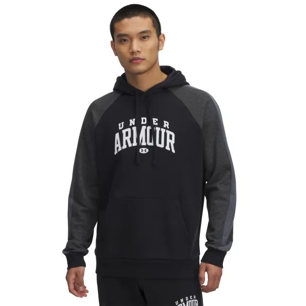 UA Rival Flc CB Hood-BLK