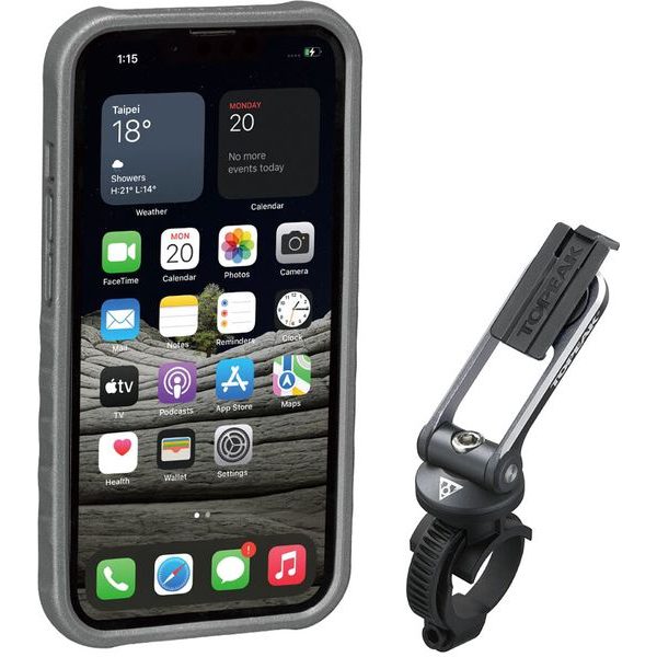 TOPEAK OBAL RIDECASE PRO IPHONE 13 PRO ČERNÁ/ŠEDÁ