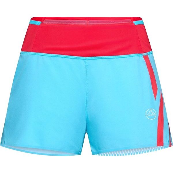 Flow 3" Short W Malibu Blue/Hibiscus