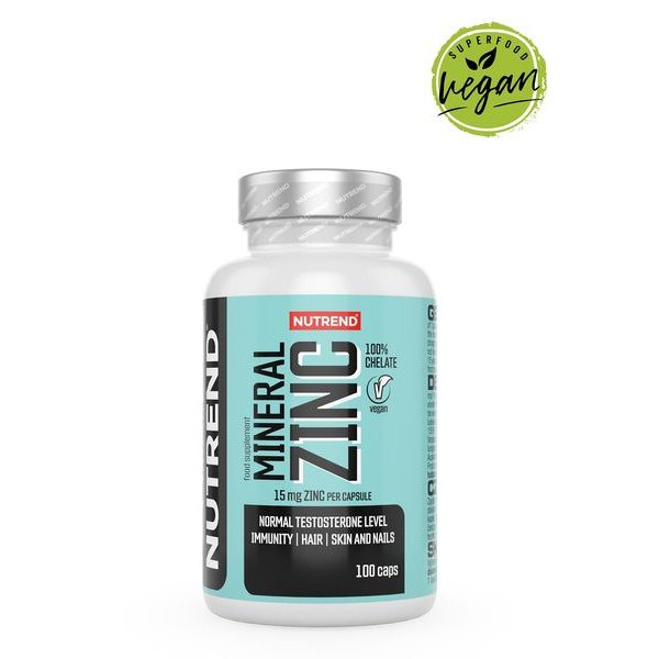 Mineral Zinc 100% chelate, 100 kapslí