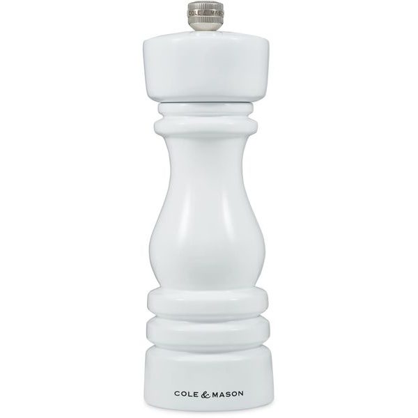 Mlýnek na pepř London White Gloss Precision+ 18 cm
