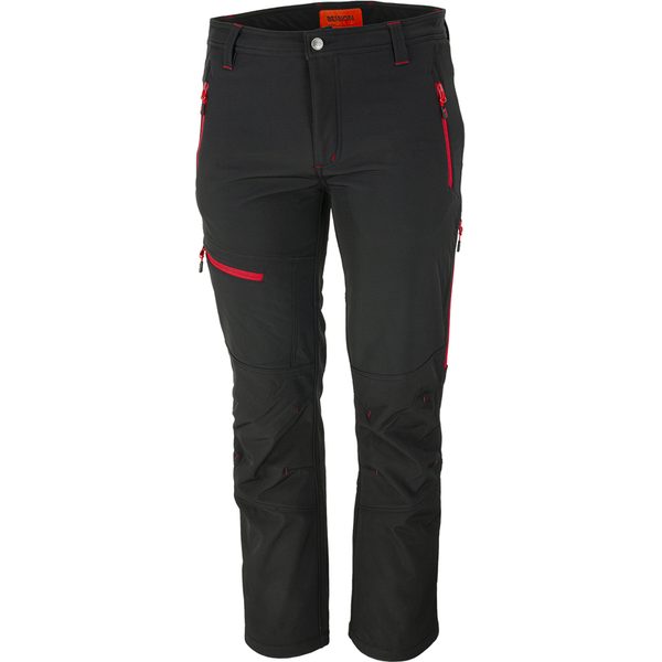 FORCE Trousers black/red