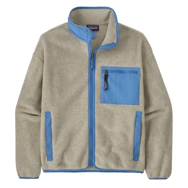 W´S SYNCH JKT, OATMEAL HEATHER W/ BLUE BIRD